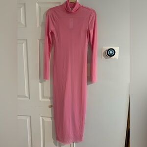 BRAND NEW - AFRM Turtleneck long sleeve mesh maxi dress